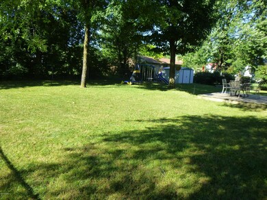 Fenced back yard