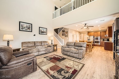 Open & Airy Design. Soaring two-story ceilings and
