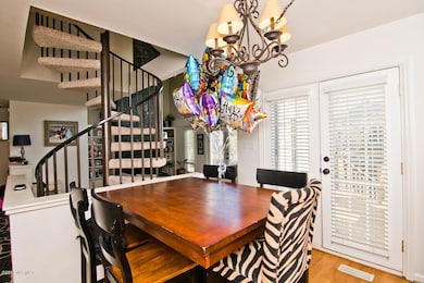 Open dining area