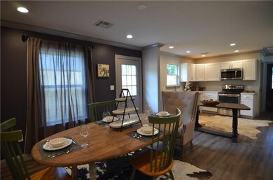 Dining and kitchen
