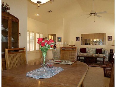 Living Room. The large Living Room opens to the Di