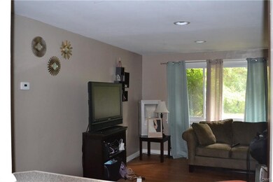 This view is from the kitchen, looking across the 