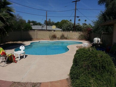 Pool view towards backyard