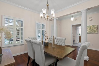 Spacious Dining Room could be used an office.