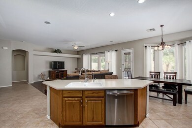 Kitchen Island View