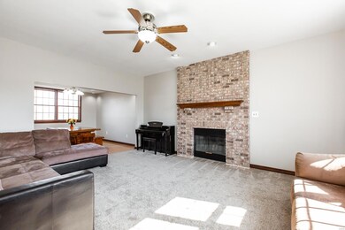 Large Living Room with Woodburning Fireplace