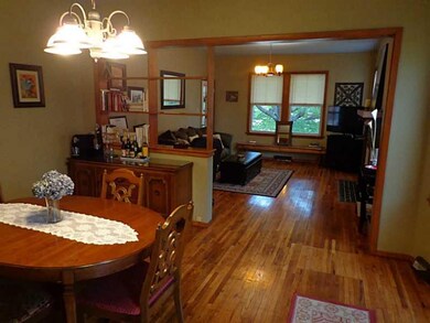 Living Room. View from the dining room to the livi