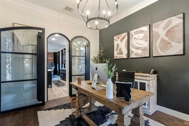 Formal dining room is currently being used as a se