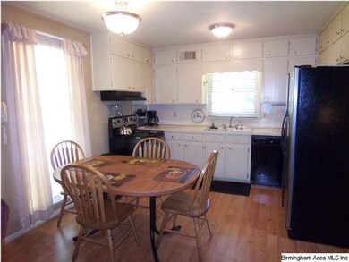 Open floor plan allows kitchen to open to the den