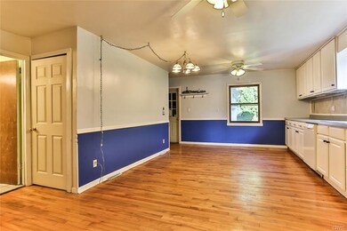 Beautiful hardwoods throughout the kitchen.
