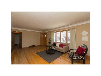 Living Room-L1. Large living room with hardwood fl