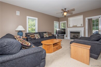 Great Room with gas fireplace!