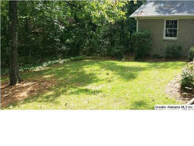 Backyard fenced portion