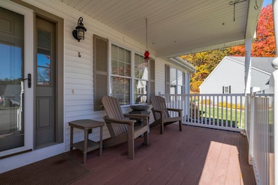 Covered porch with Trex decking