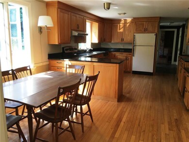 Open kitchen area overlooking sunny...