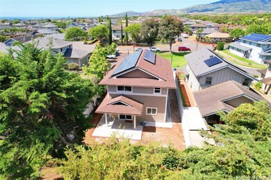 Back view of home