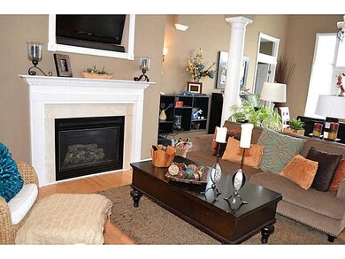 Living Room. Formal living room with gas fireplace