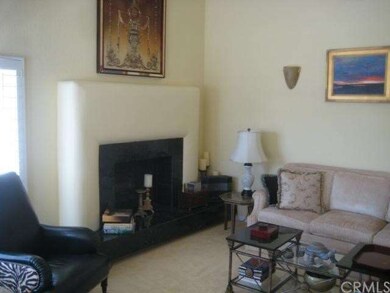 Living room fireplace