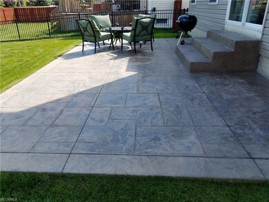 Stamped patio
