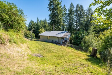 Upper corner of yard looking toward home