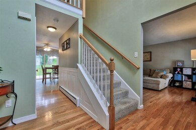 Two Story Foyer with Hardwood!