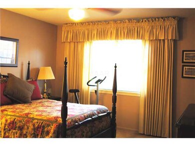 Master bedroom has large closet, lovely window tha