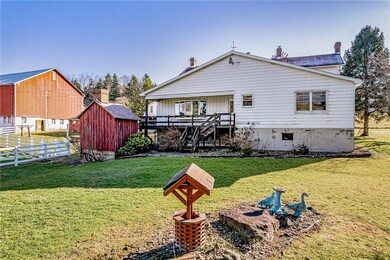 Back yard with working fireplace off wrap around d
