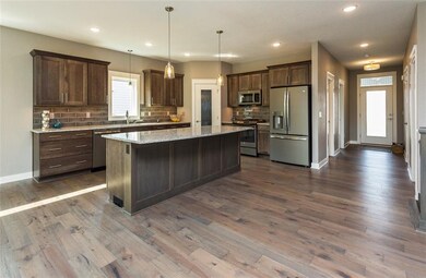 Kitchen and front entryway