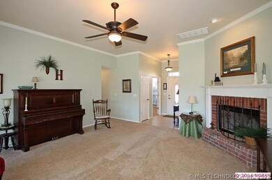 The front entry leads directly to the open, over-s