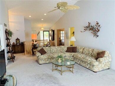 Great Room View With Cathedral Ceiling
