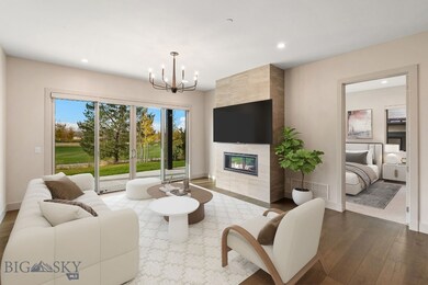 Virtually Staged living area