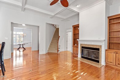 living room. stairs