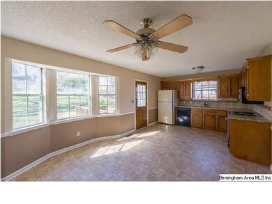 Large kitchen with eat-in area
