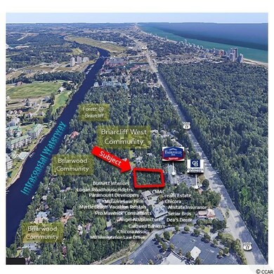 Approximately 270' of Frontage on Briarwood Drive 