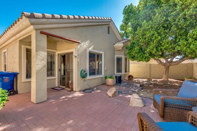 Private backyard