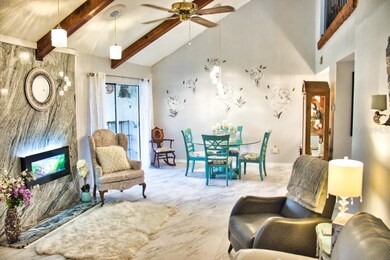 Living Room view into Dining Area