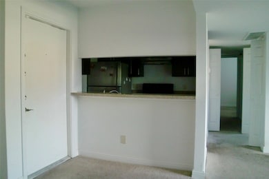 This photo shows a compact, open-concept kitchen a