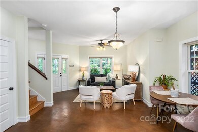 Nine-Foot Ceilings and Radiant Floor Heating under Stained Concrete Floor