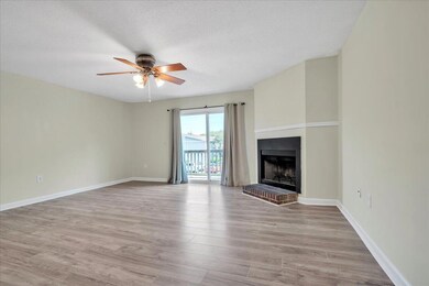 Living Room with Fire Place