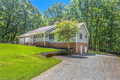 View from bottom driveway at basement entrance