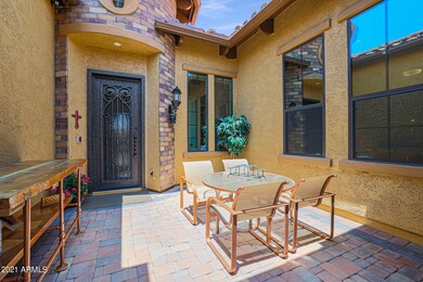 Entrance Courtyard - Solid Custom Door