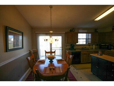 Dining Area with Custom Tile