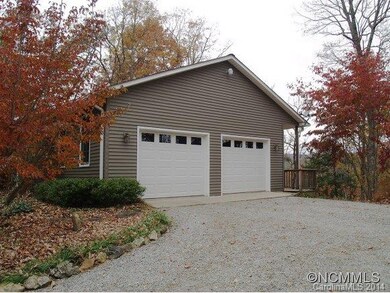 Attached double garage