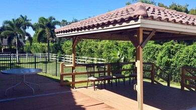 Pool deck and patio