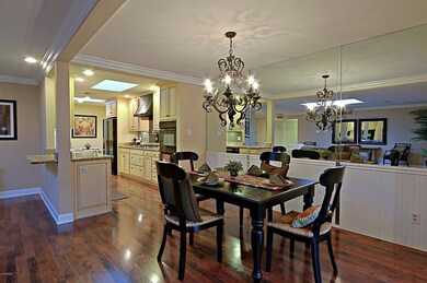 Open dining room