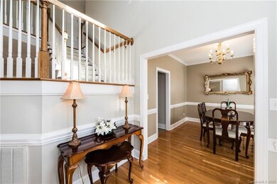 View of formal dining room from foyer.