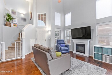 Step into the open flowing floorplan.