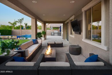 Oversized Covered North Facing Patio