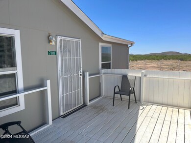 Partial front porch