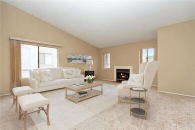 Living Room with Fireplace. New Carpet and Fresh P